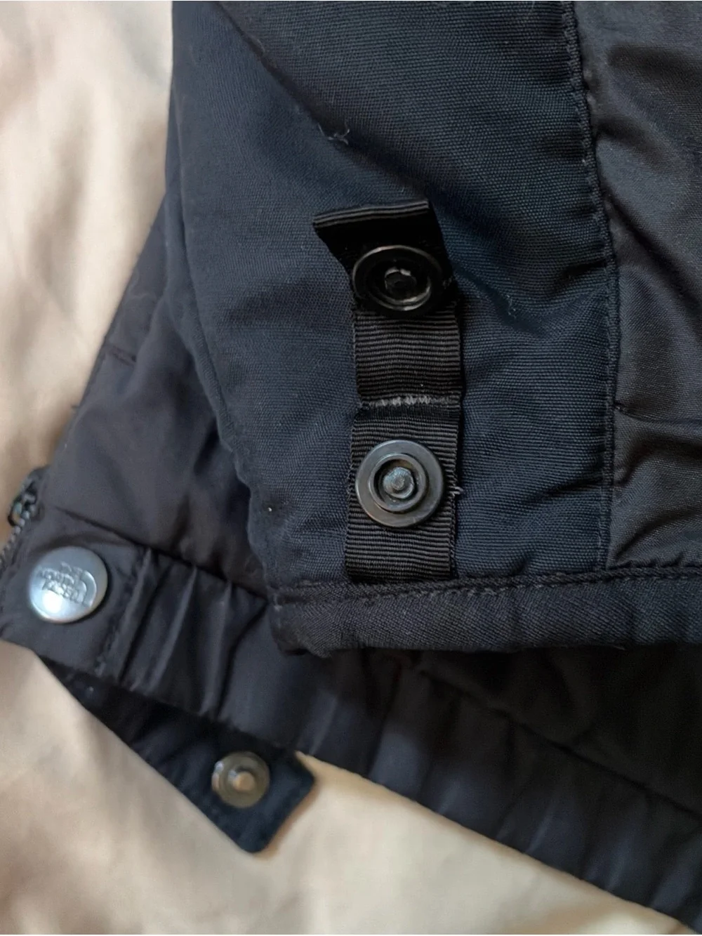 The North Face Mens M Black Puffer Jacket Triclimate Zip In Liner Full Zip M